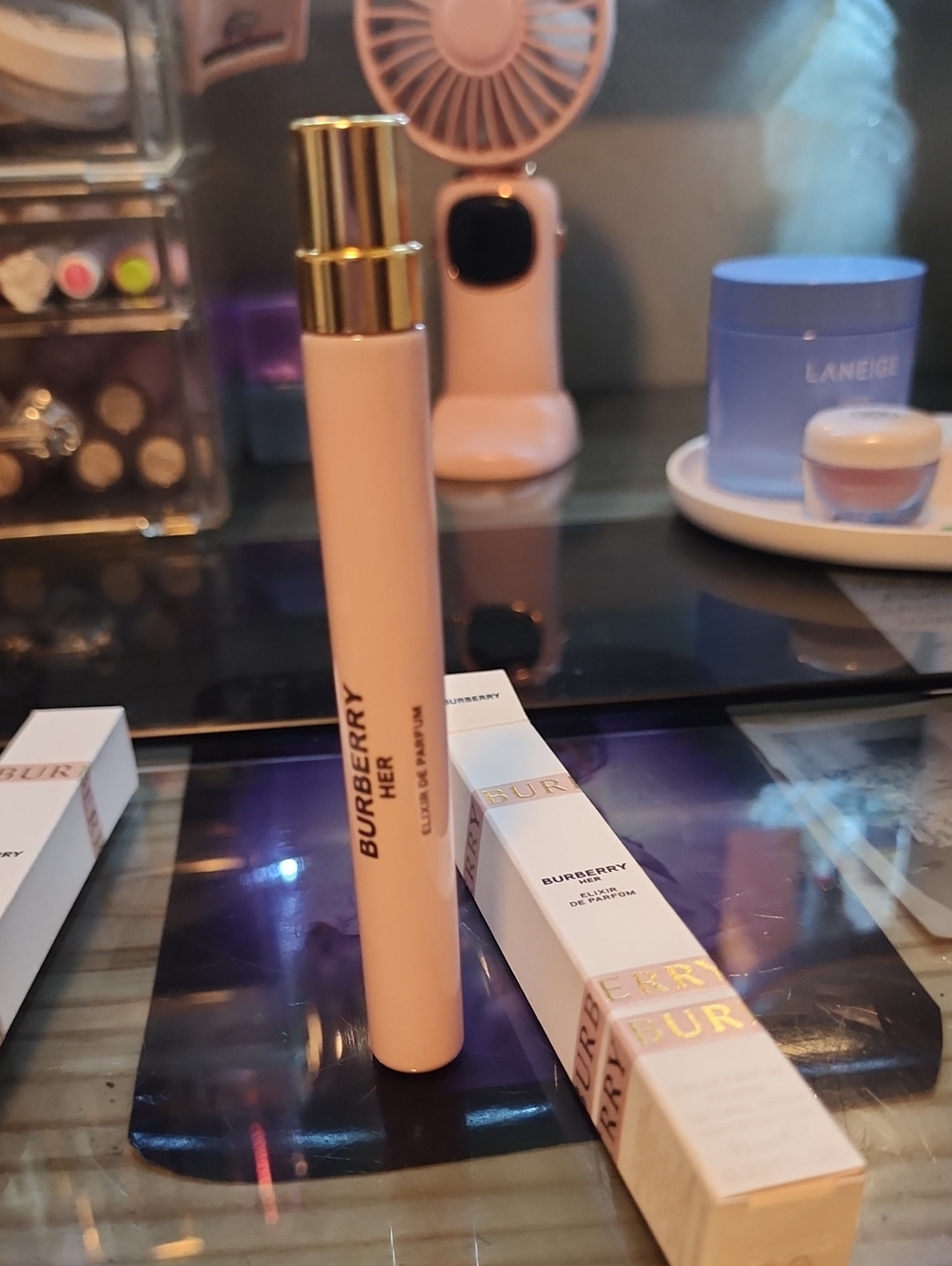 Burberry Her Travel Spray – Pale Pink with Gold Accents